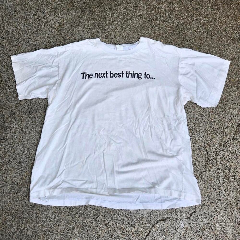 Vtg JOCKEY The next best thing to Naked! Super Soft T Shirt L Single Stitch USA